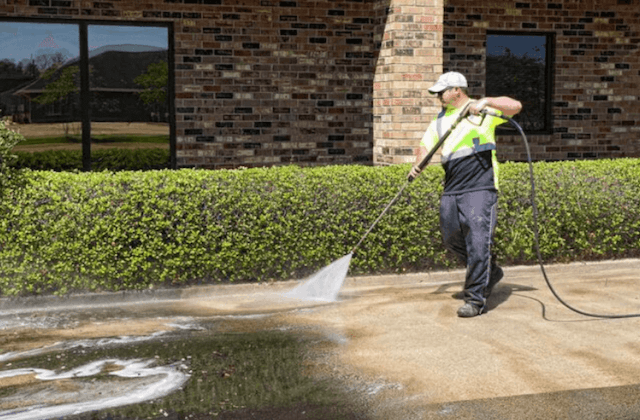 commercial concrete cleaning in alpharetta